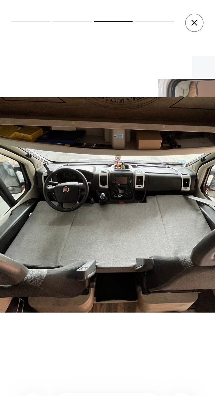 K'FOAM matras Fiat Ducato, Peugeot Boxer en Citroën Jumper, Ophalen, Zo goed als nieuw