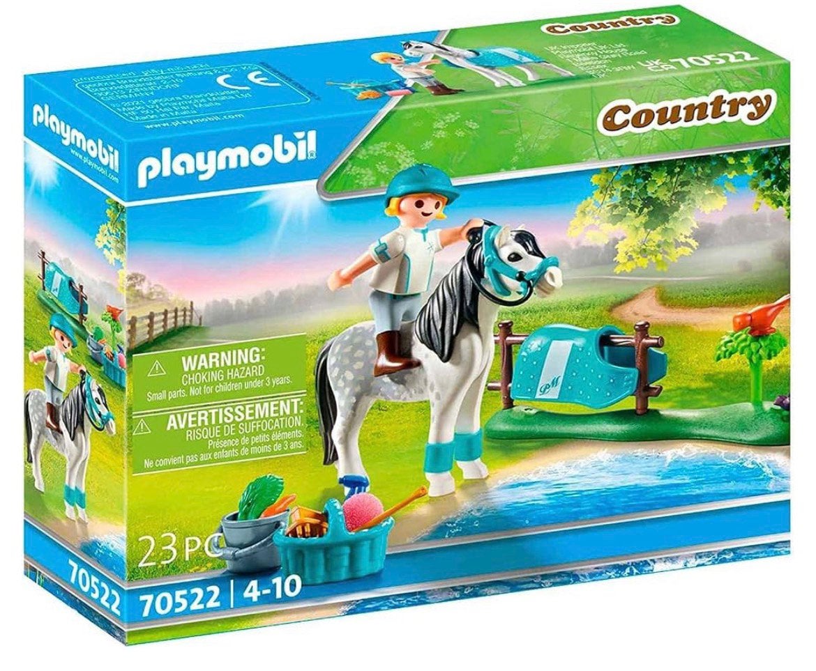 Playmobil ruiter met paard en verzorgingsset, Ophalen of Verzenden, Gebruikt