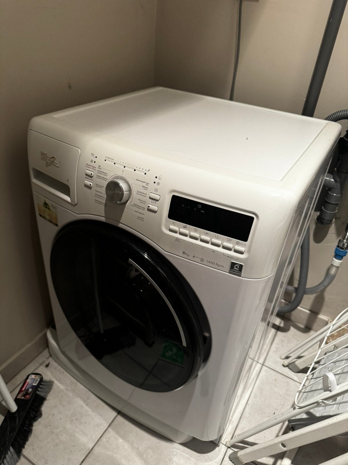 Machine à laver Whirlpool 6th Sense, 4 à 6 kg, Comme neuf, Chargeur frontal, Enlèvement