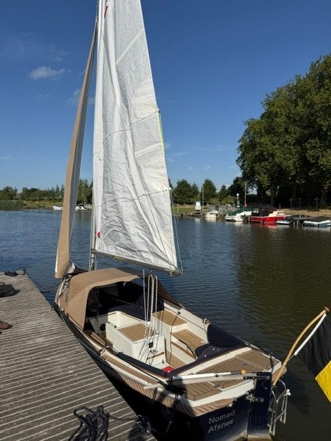 ZEILSLOEP DAMARIN 19 met electro-motor in perfecte staat., Anker, Gebruikt, Binnenboordmotor, Elektrisch
