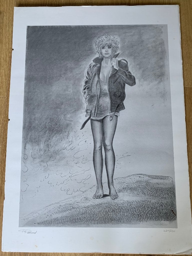 Sérigraphie Jessica Blandy, Antiquités & Art, Numéroté, Enlèvement, Personnages et figures fantastiques, Sérigraphie