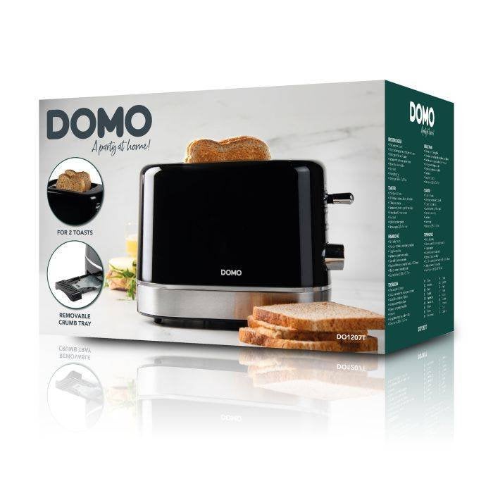 DOMO Grille-pain  DO1207T NEUF, Ophalen, Nieuw, Uitneembare kruimellade