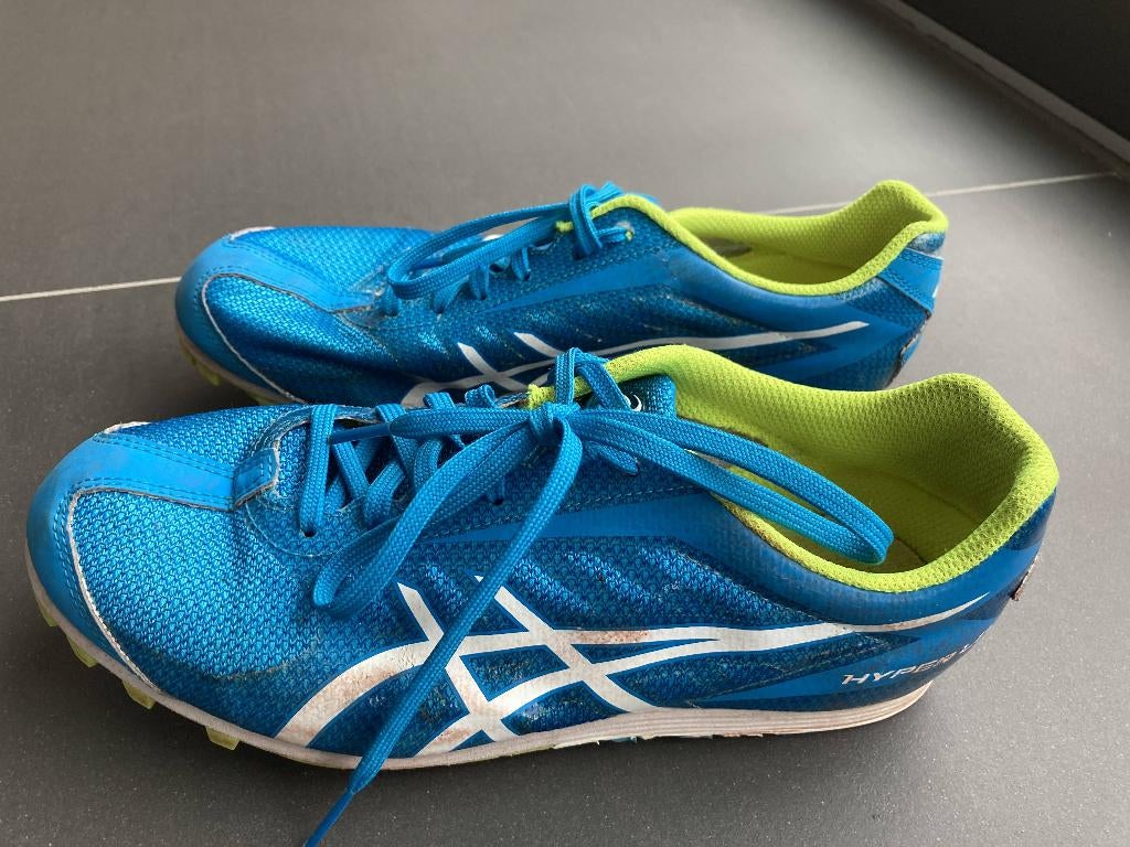 Sprint-spikes Asics, maat 38, in zeer goede staat!, Sport en Fitness, Loopsport en Atletiek, Gebruikt, Spikes, Hardlopen, Asics