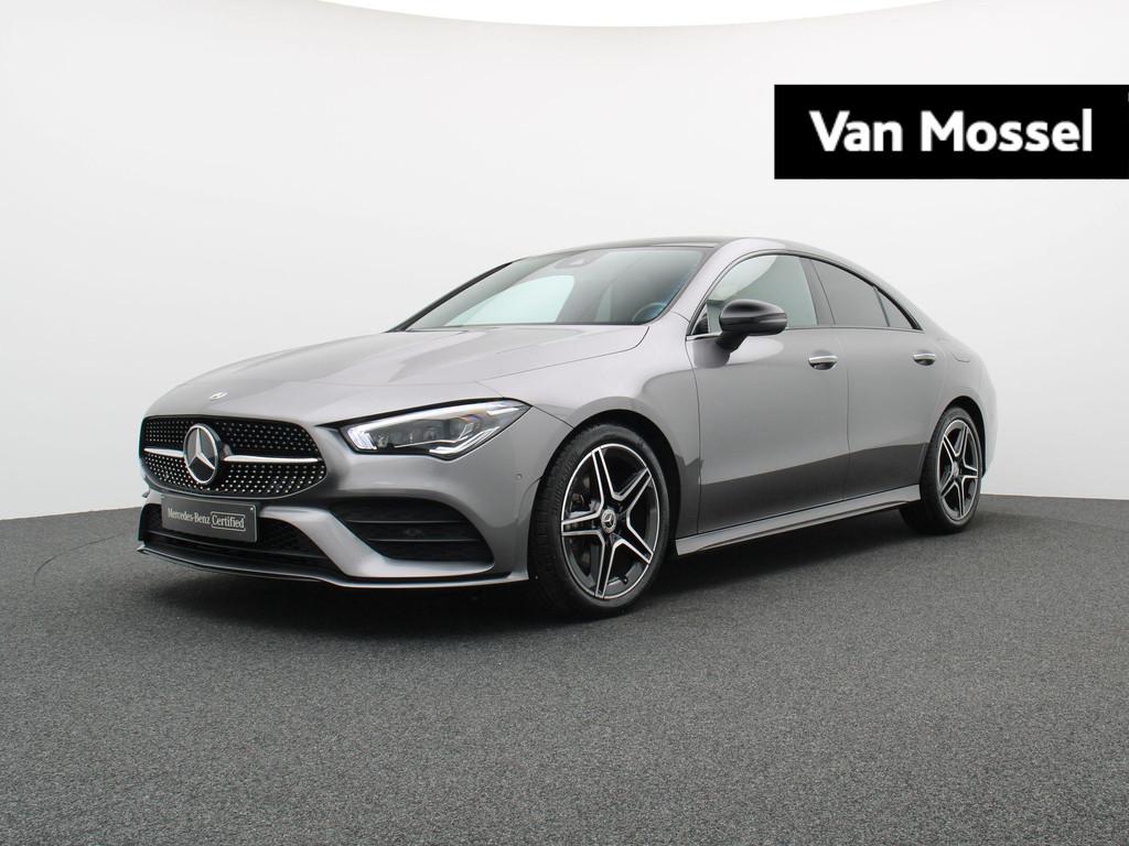 Mercedes-Benz CLA 180 AMG Line + PANORAMISCH DAK + MULTIBEAM, Auto's, Stof, 4 cilinders, 136 pk, 5 zetels