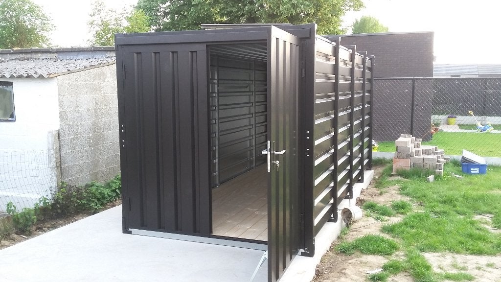 Demontabele opslagcontainer  GELEVERD AAN HUIS, 200 tot 400 cm, Tuinhuis, Nieuw, Ophalen of Verzenden