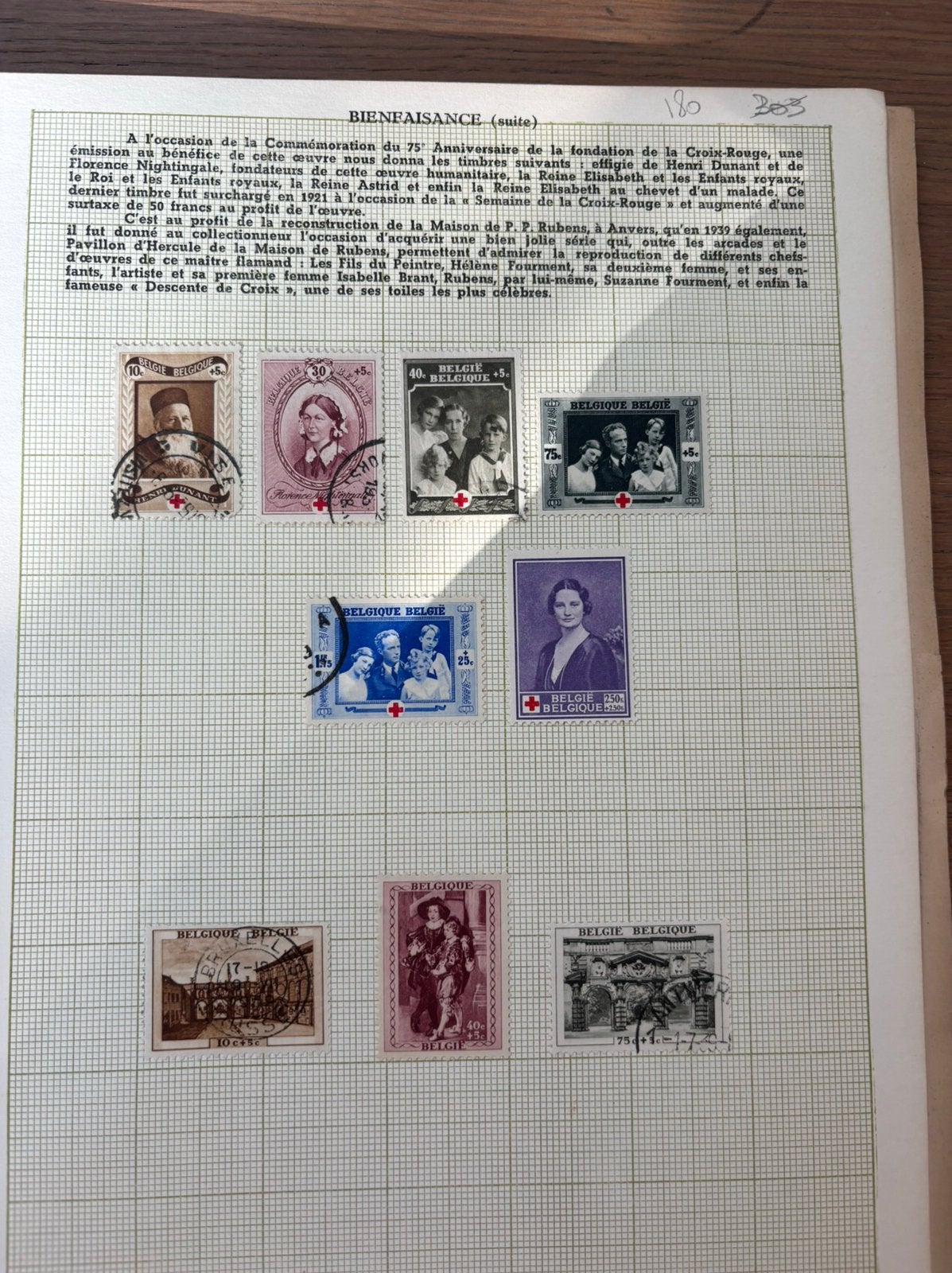 Oude Belgische postzegels, Enlèvement ou Envoi, Croix-Rouge