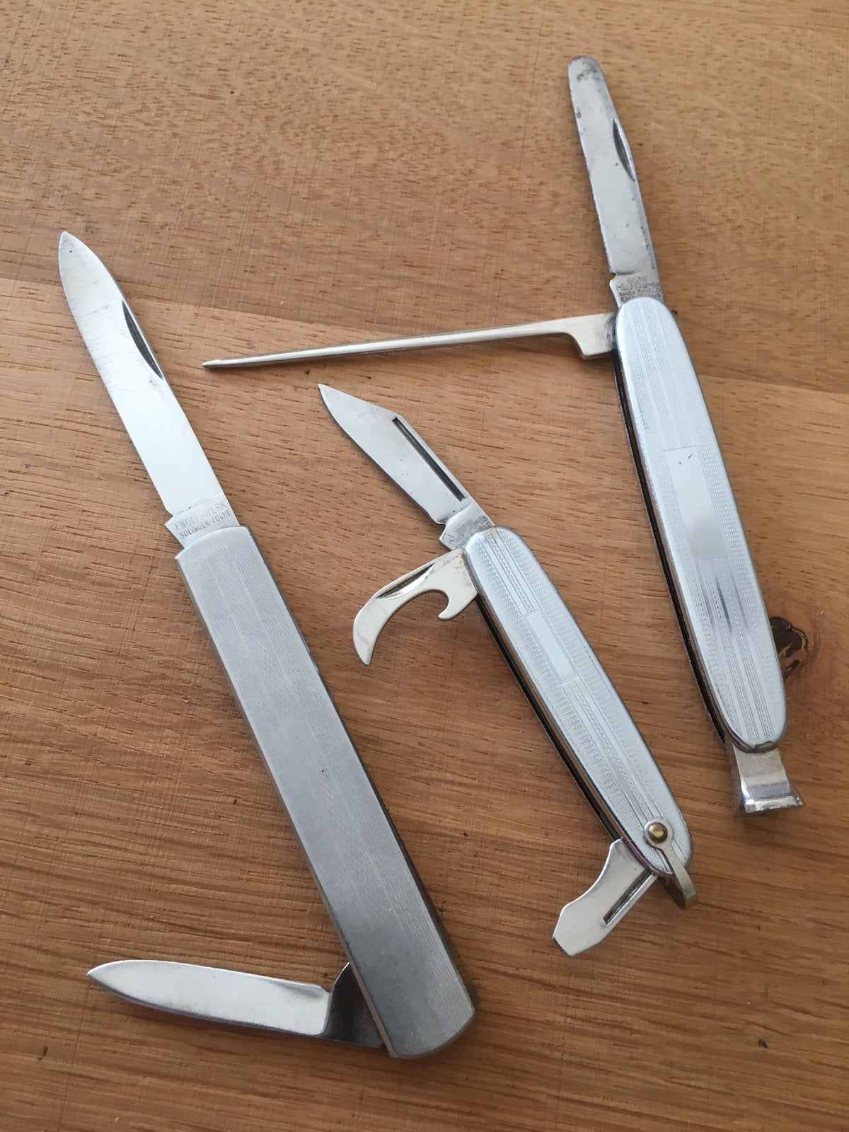 3 zakmessen, Ophalen of Verzenden, Gebruikt
