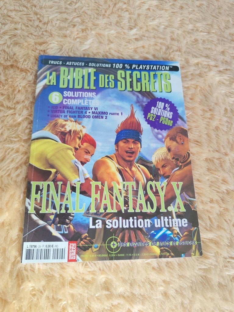 Guide Magazine La Bible Des Secrets - FF X & ICO (PS2 / PS1), Gebruikt, Overige typen, Overige merken, PlayStation