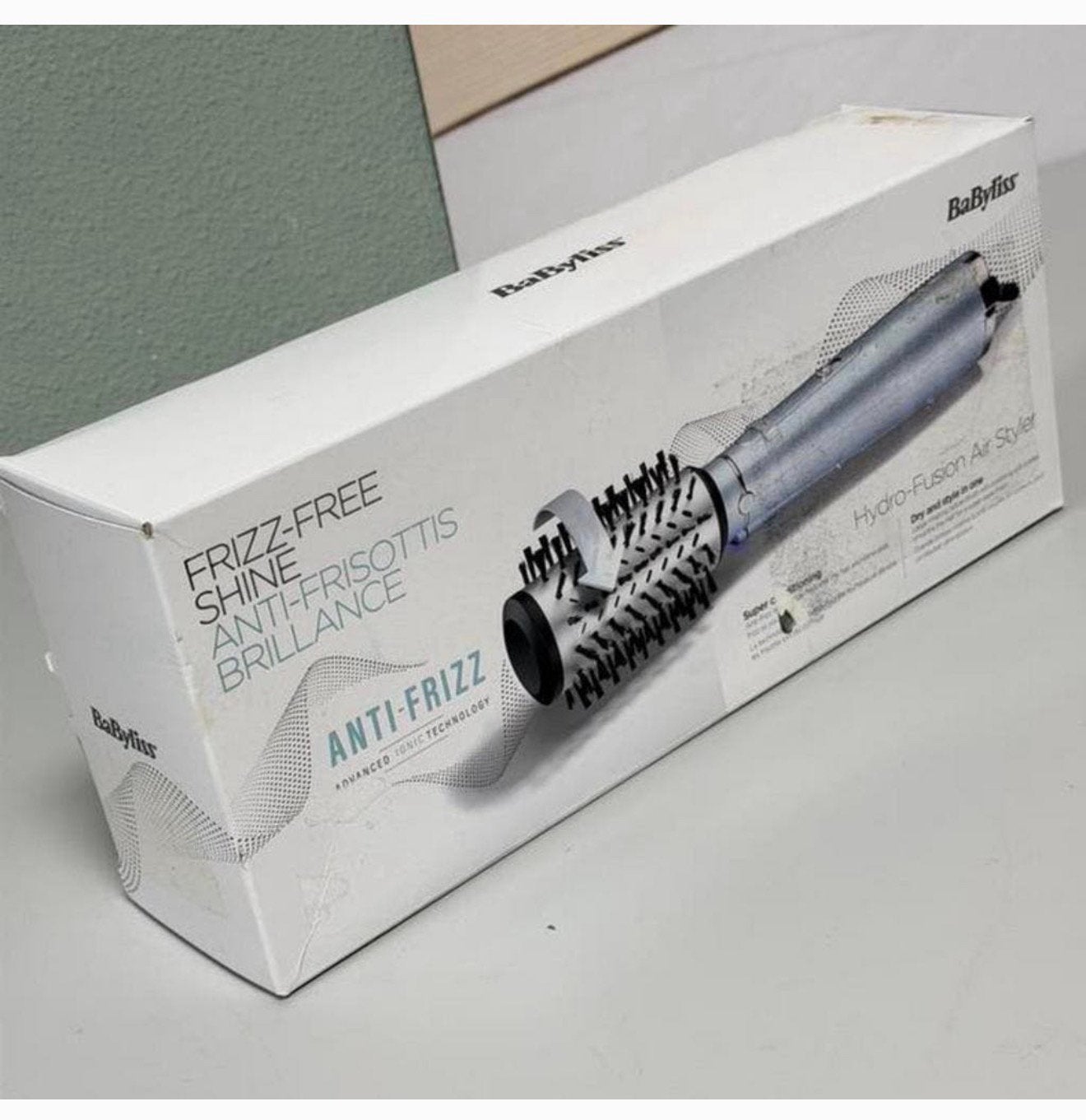 Brosse sèche-cheveux BaByliss Hydro Fusion Air-Styler AS773E, Enlèvement ou Envoi, Neuf, Sèche-cheveux