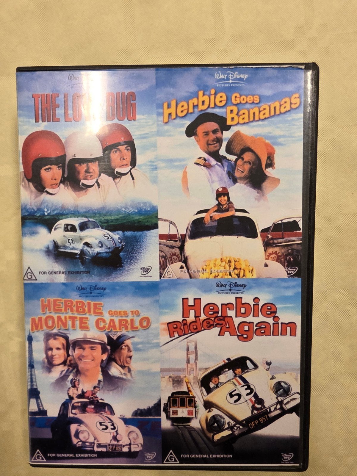 Herbie DVD collectie, Ophalen