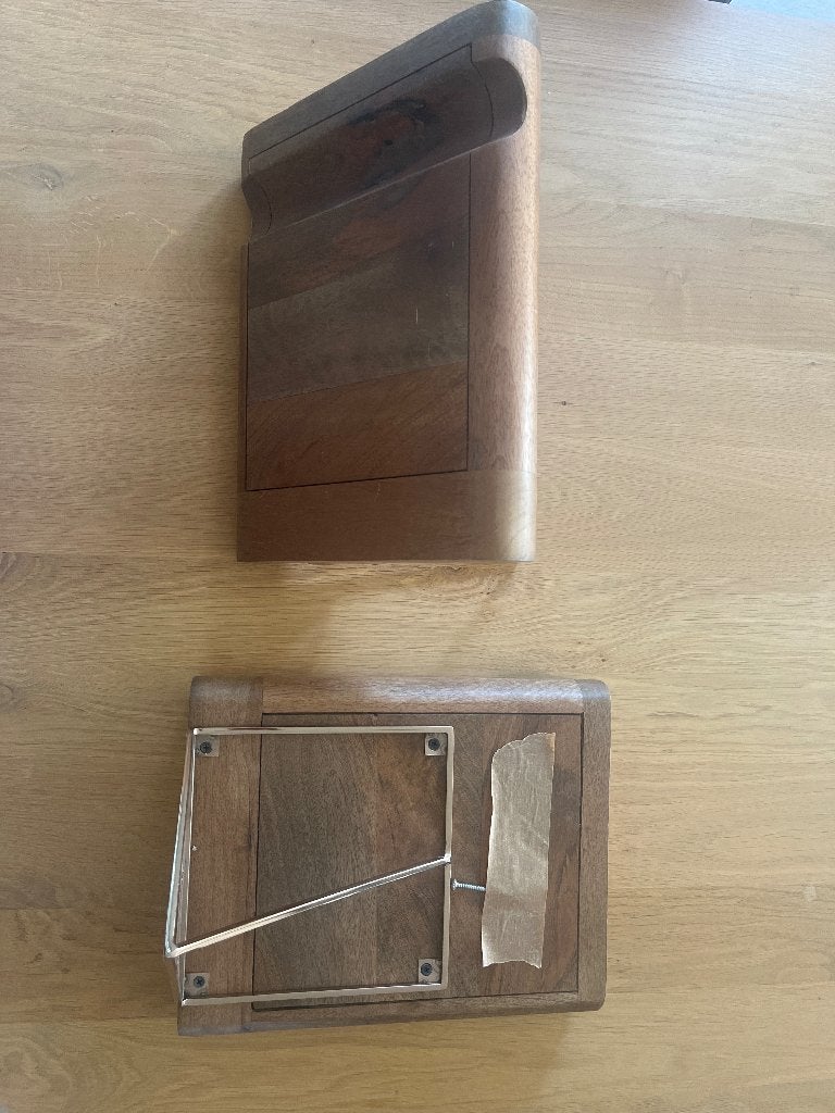 2 porte-vélos muraux en bois - Fabriqué - 25 €/pièce, Autos : Divers, Porte-vélos, Enlèvement, 2 vélos, Utilisé, Accessoire porte-vélos