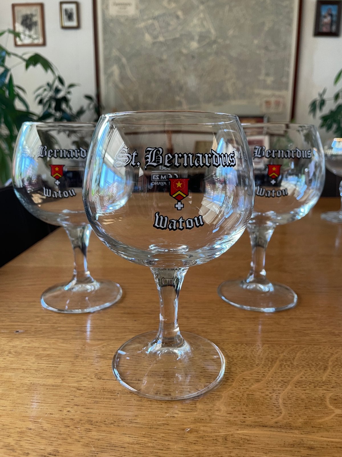 3 Sint-Bernardus glazen, Ophalen, Nieuw