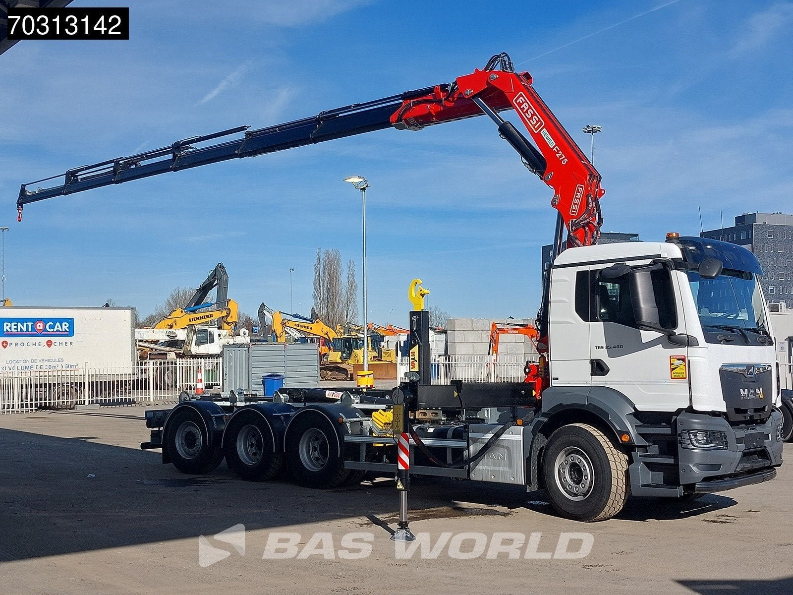 MAN TGS TGS 35.480 8X4 NEW! FASSI F275A Crane + HYVA 26-60 H, Auto's, Automaat, Stof, Euro 6, MAN