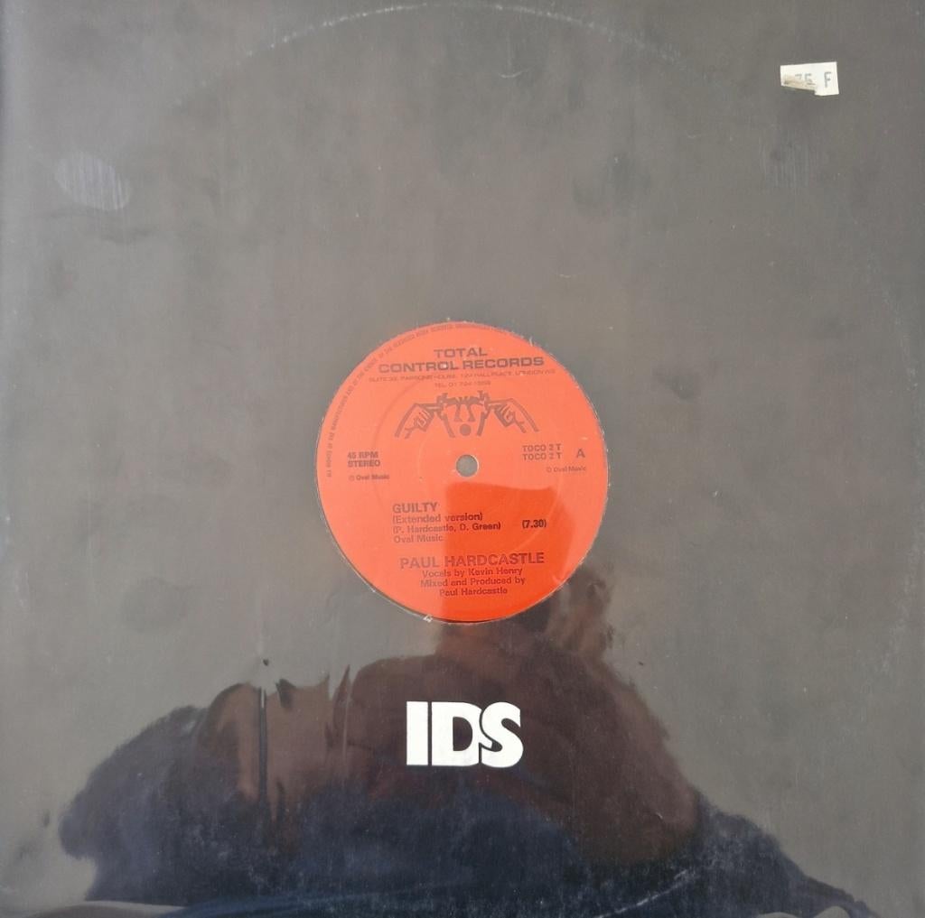 12" Single Paul Hardcastle - Guilty (12", Red), Beschermende buitenhoes, Ophalen of Verzenden, Gebruikt, 12 inch