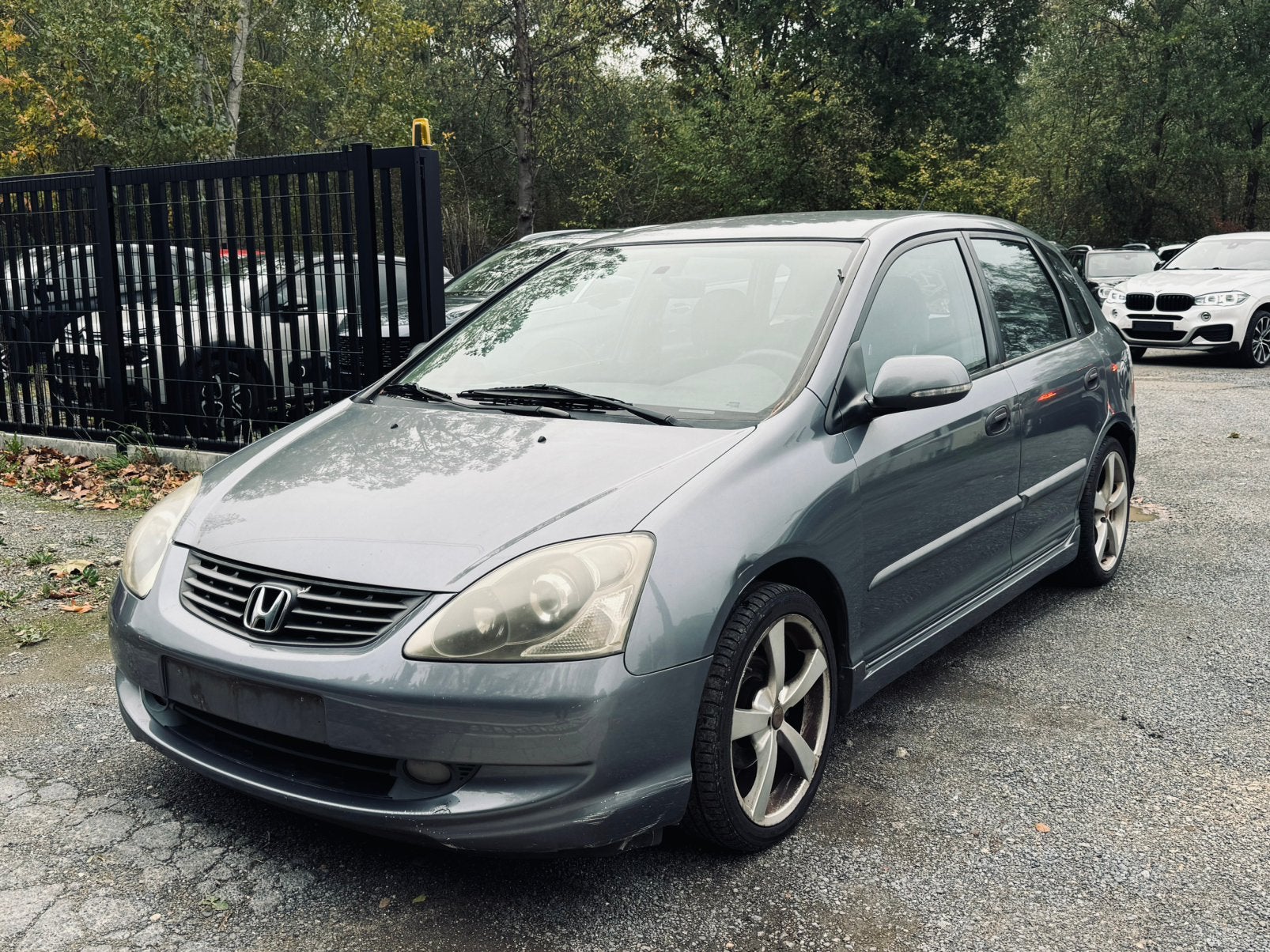 Honda civic 1.6 benzine, airco, 249.600 km, 10.2006, Auto's, Voorwielaandrijving, Dealer onderhouden, Stof, Zwart