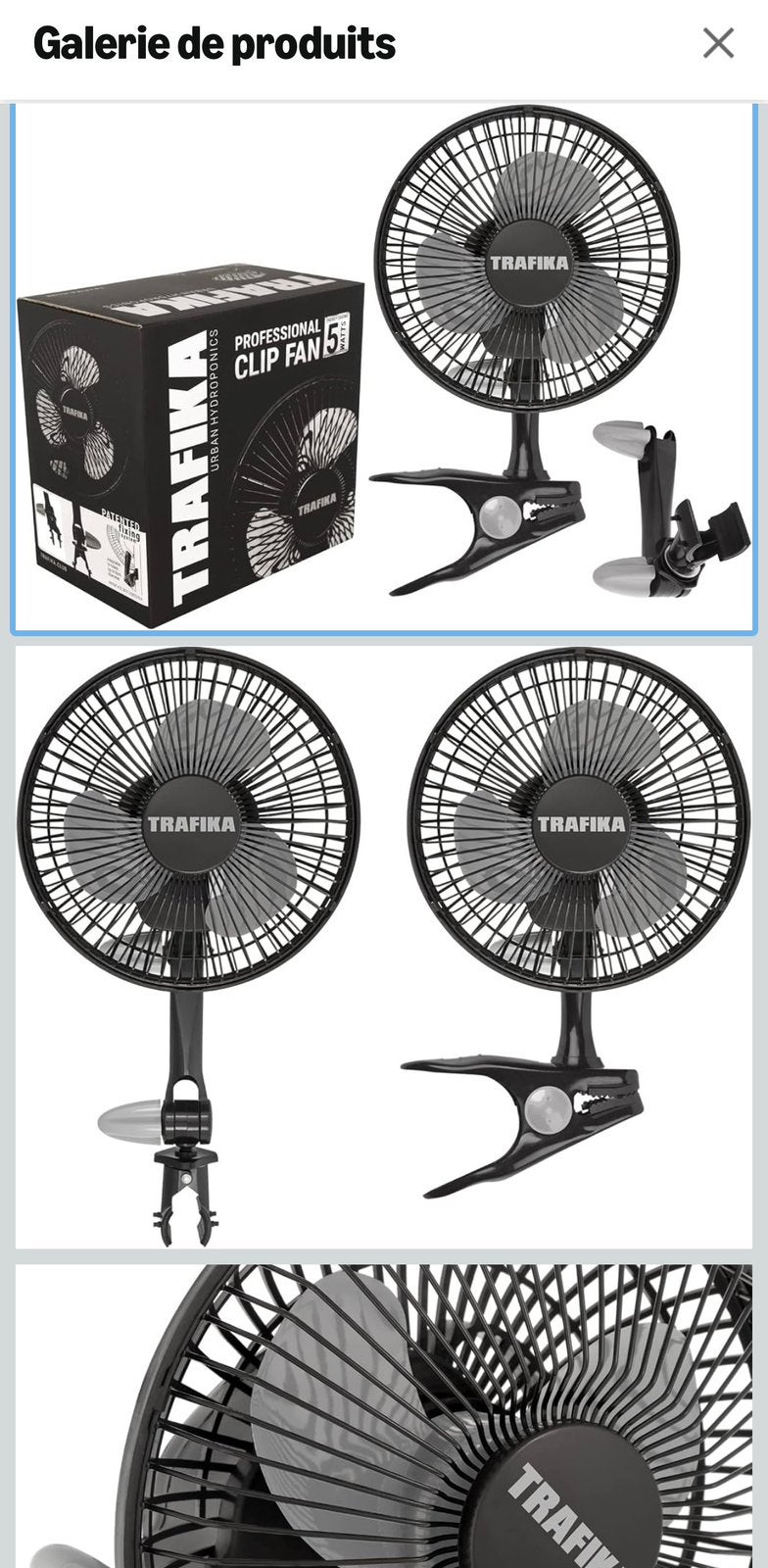 Ventilateur TRAFIKA 5w, Enlèvement, Utilisé