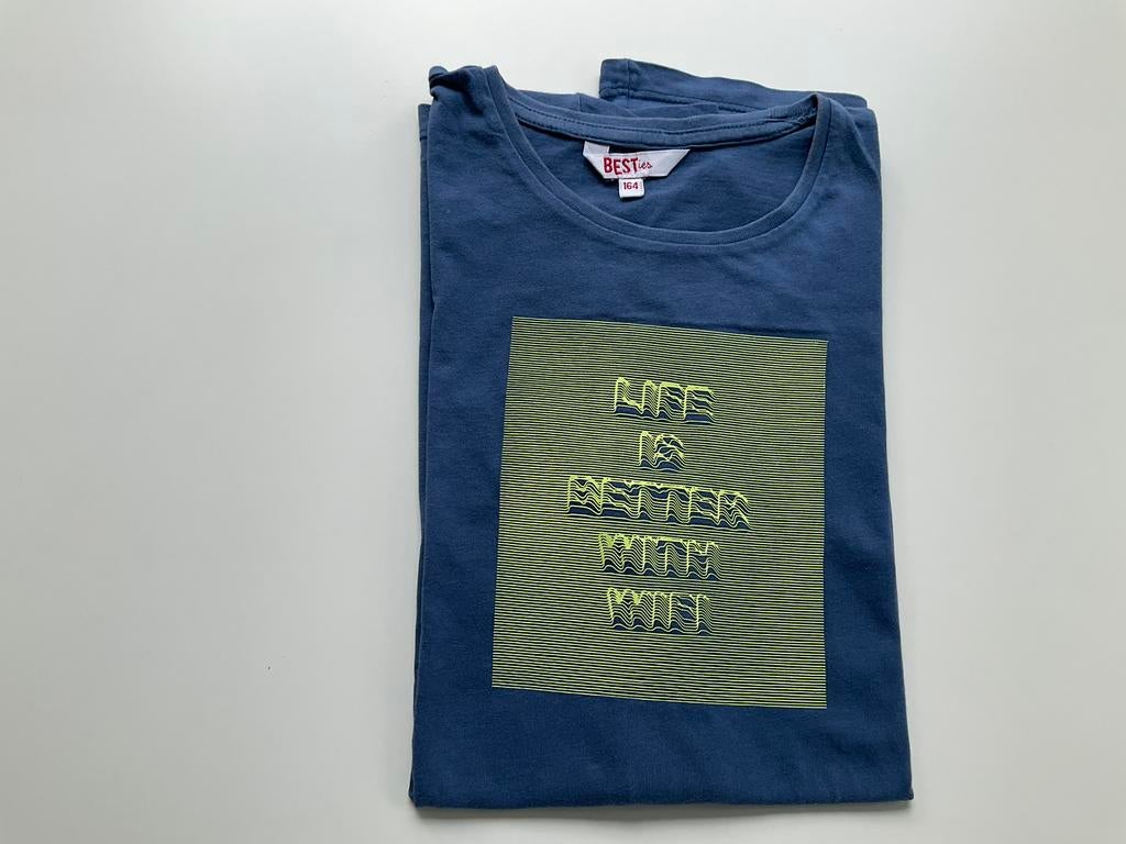 T-shirt jongens maat 164, Kinderen en Baby's, Kinderkleding | Maat 164, Ophalen of Verzenden, Gebruikt, Jongen