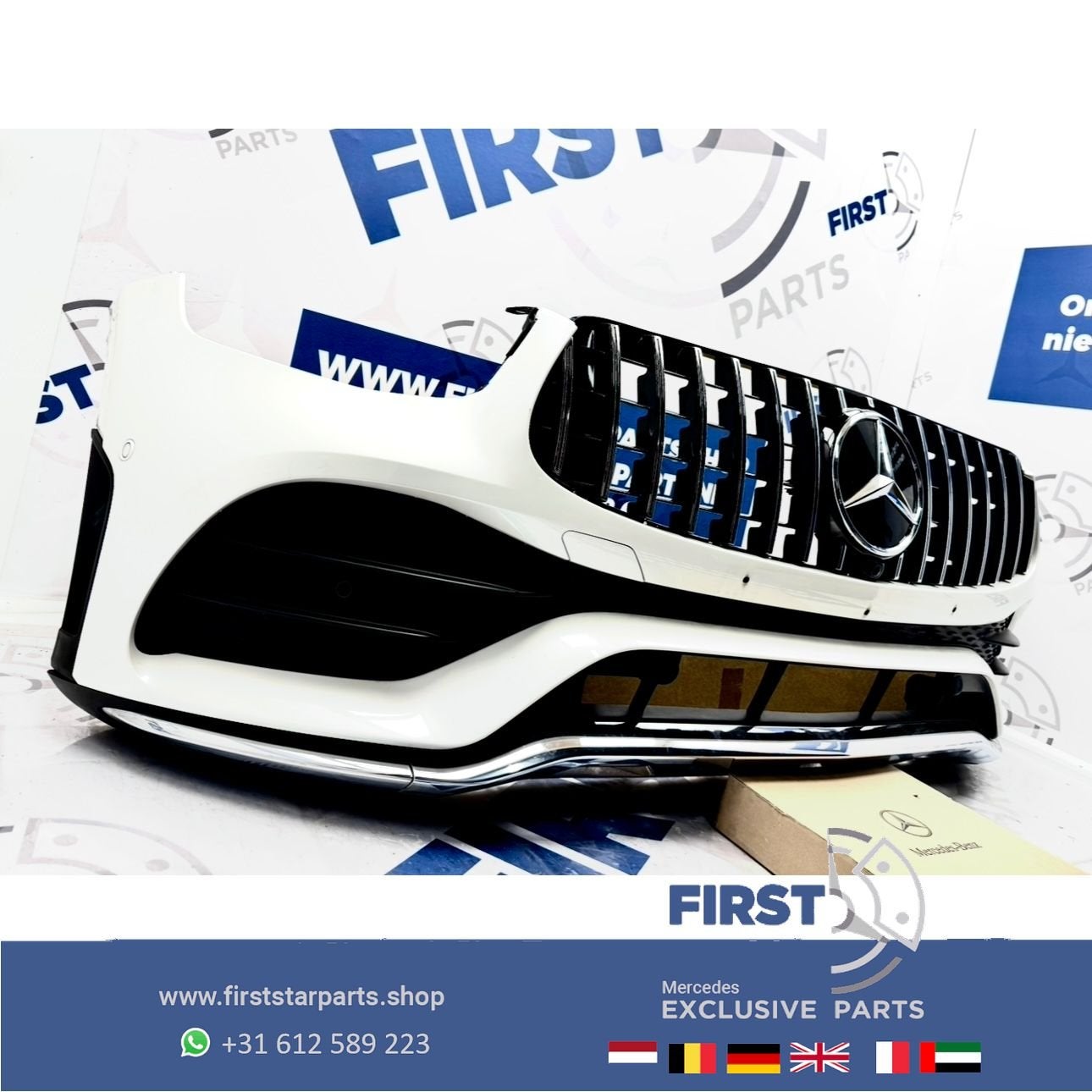 X253 C253 GLC BUMPER GLC43 AMG A2538855904 FACELIFT VOORBUMP, Utilisé, -, Avant, -