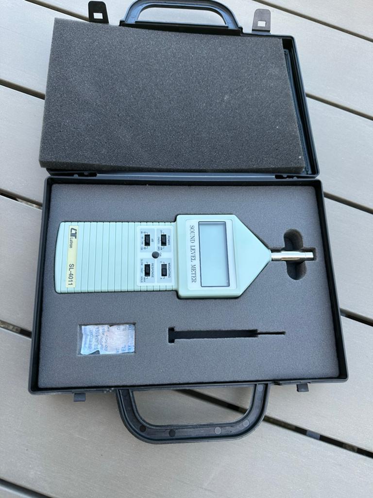 Decibelmeter, Ophalen, Zo goed als nieuw