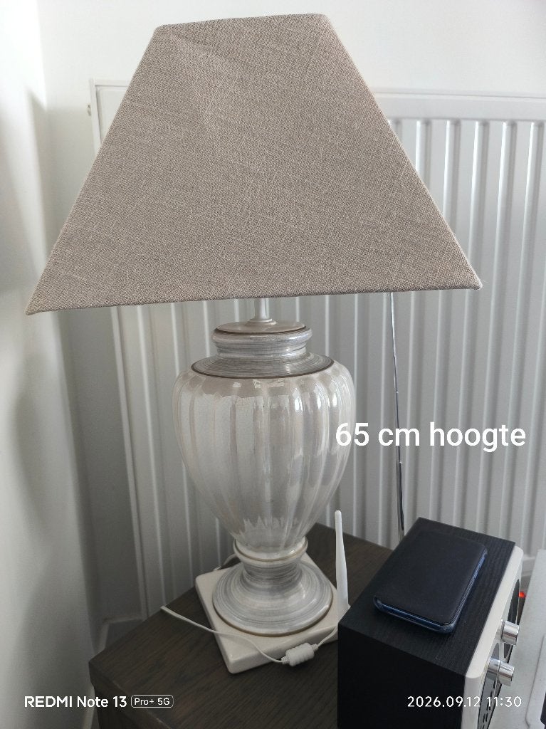lampadaire, Enlèvement, Comme neuf, Pierre/céramique, Moins de 100 cm
