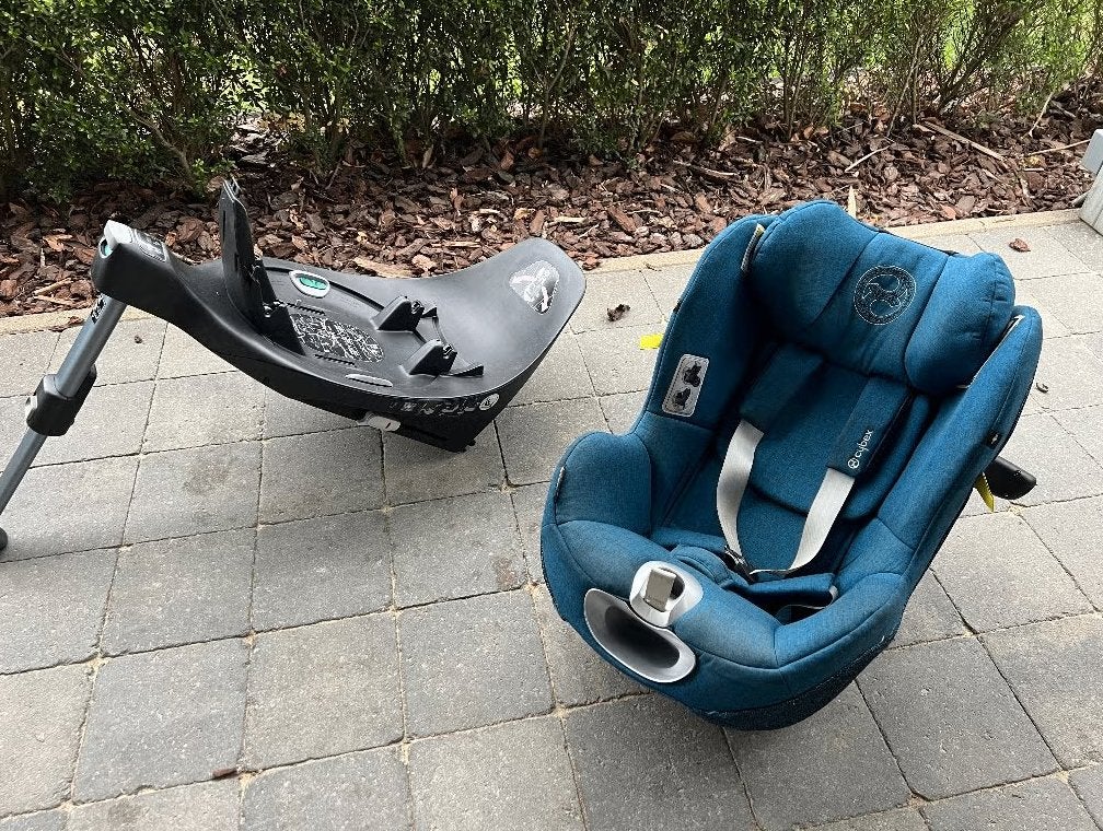Cybex Sirona Z i size + Z I size basis mountain blue, Kinderen en Baby's, Verstelbare rugleuning, Gebruikt, 0 t/m 18 kg, Isofix