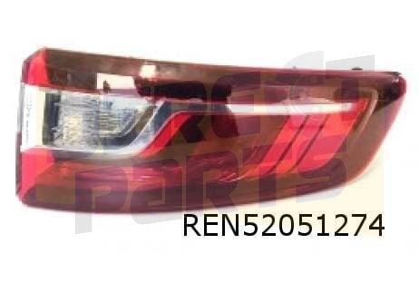 Renault Megane IV (11/15-8/20) achterlicht rechts buiten (Es, Neuf, -, Renault, -