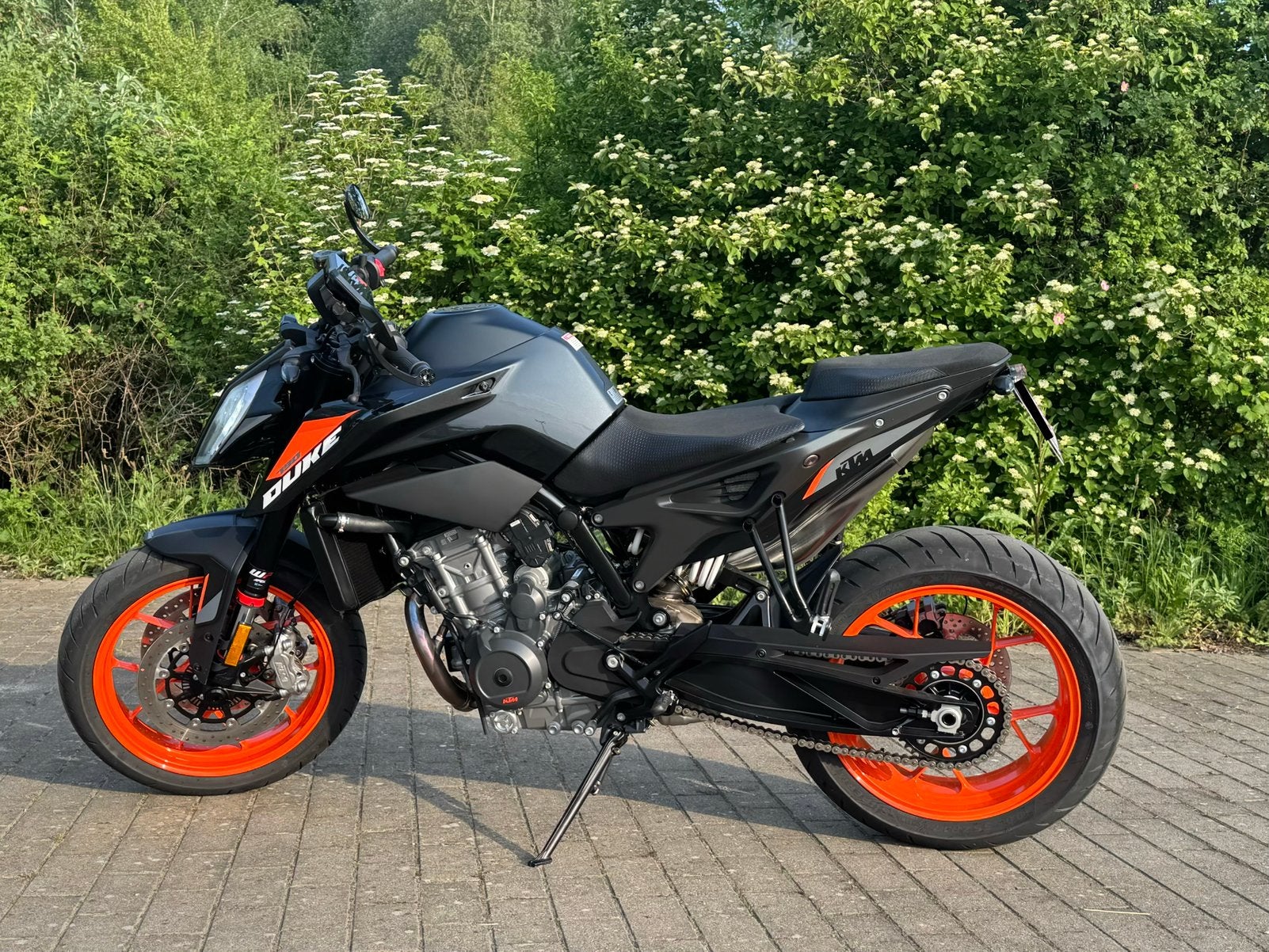Duke 790 2026, Ophalen, Gebruikt