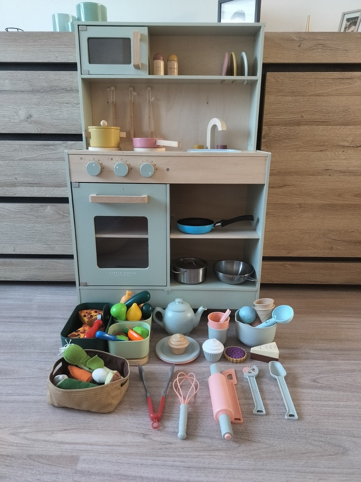 Houten keuken Little Dutch, Ophalen