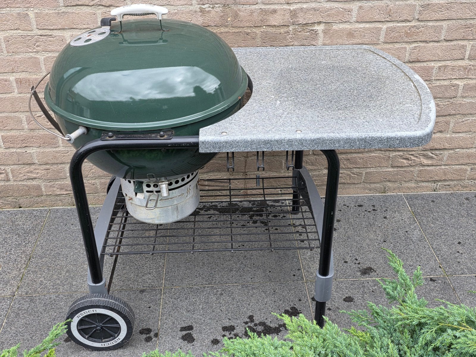 Weber oldschool 57cm houtskoolbarbecue  met speciaal rooster, Enlèvement
