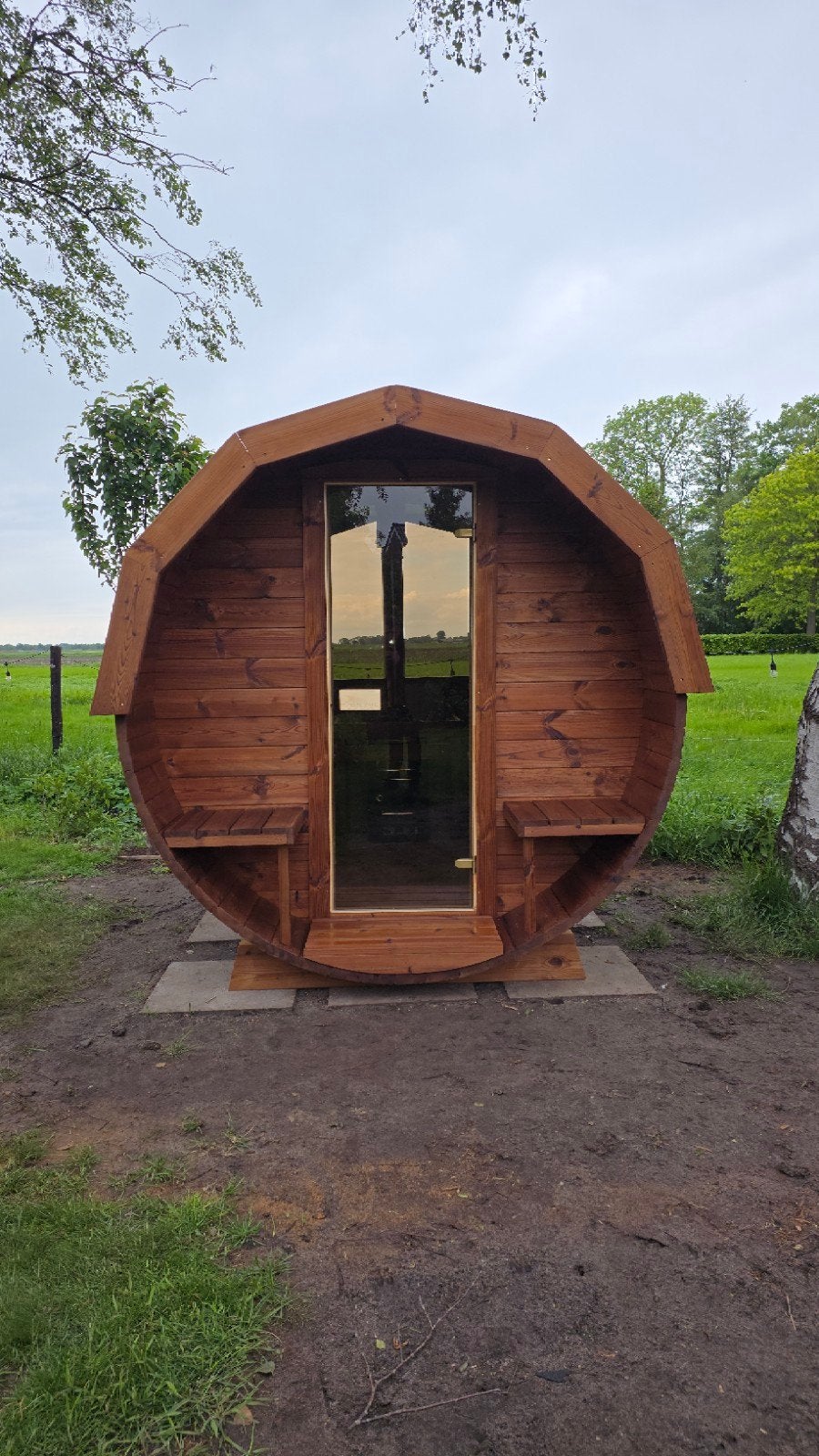 Livraison et installation gratuites d'un sauna en baril de 2, Enlèvement ou Envoi