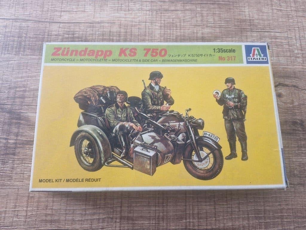 Italeri 1/35 Zündapp KS 750, Neuf, Autres types, 1:32 à 1:50, Italeri