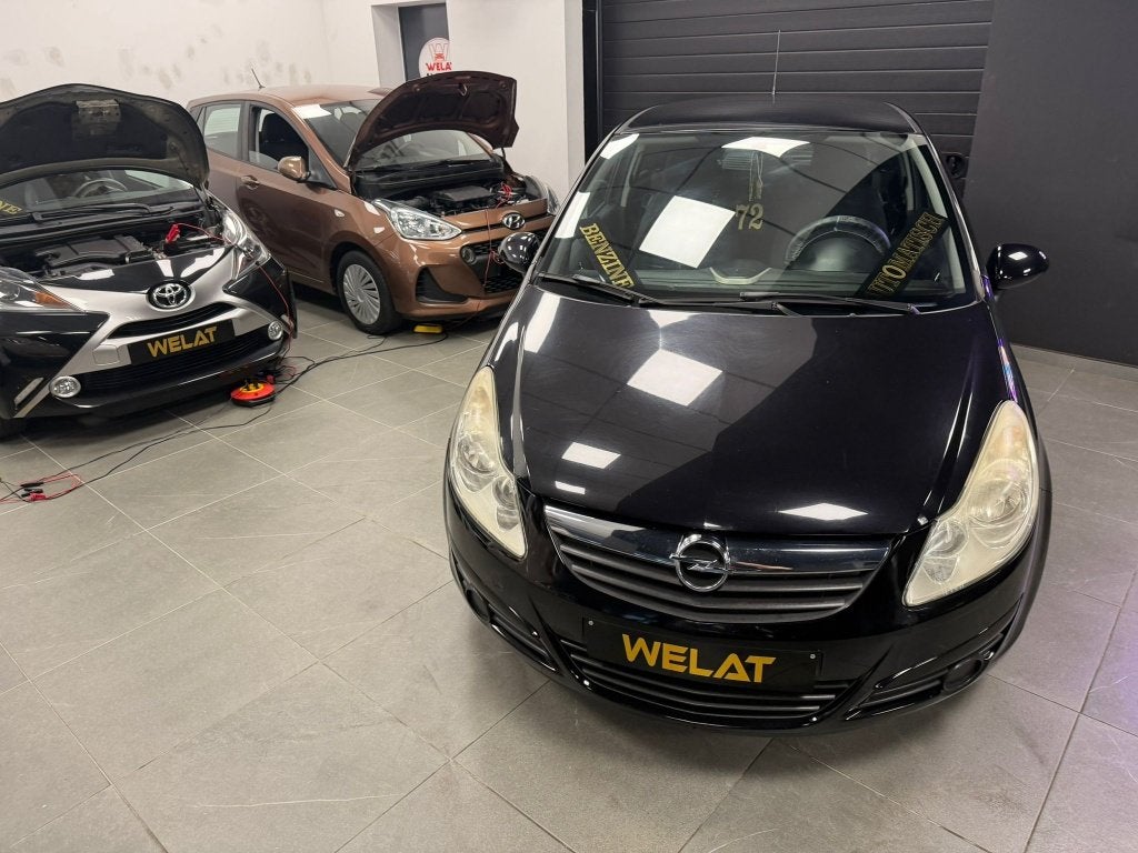 OPEL CORSA BENZINE AUTOMAAT TOPSTAAT, Auto's, Opel, Zwart, Zwart, 146 g/km, Bedrijf