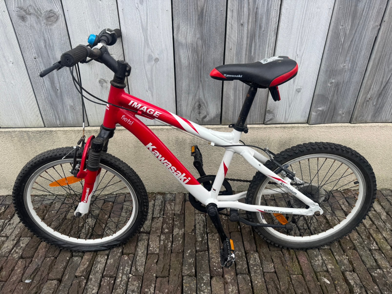 Kawasaki image Aluminium kinderfiets niet meer gebruikt, Fietsen en Brommers, Ophalen, Aluminium, Kawasakiki, Kaw@sa.ki