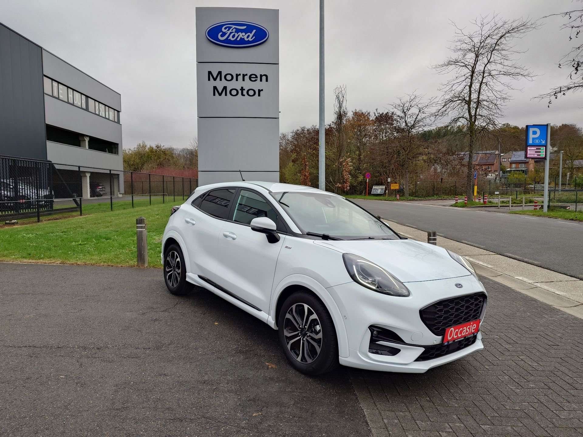 Ford Puma ST-Line Ecoboost mHEV AUTOMAAT *76042 OC0601, Auto's, Automaat, Puma, Wit, 5 deurs