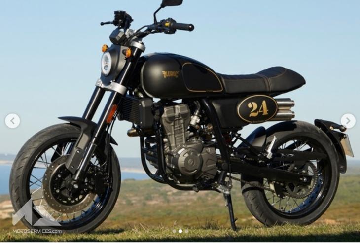 Bluroc Tracker 125 – Pure Retro Power 3 jaar garantie, Motoren, Bedrijf, 125 cc