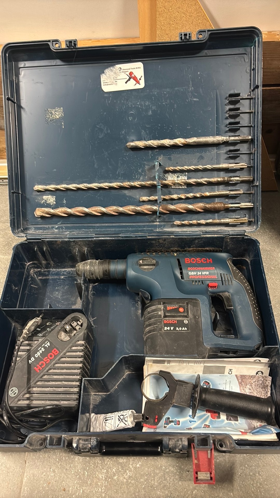 Bosch boorhamer 24V, Ophalen, Gebruikt, Boor- en/of Breekhamer, Klopboormechanisme