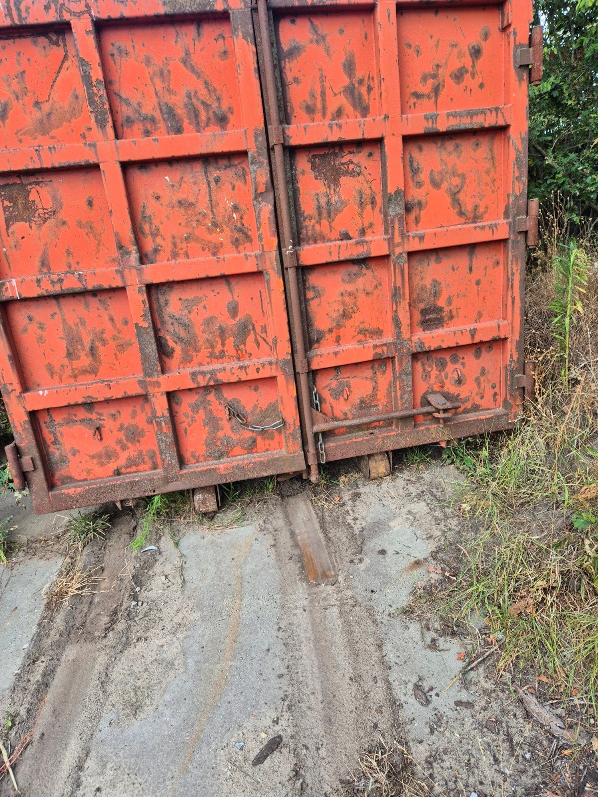 container haak/kabel met werk  26 m3, Enlèvement