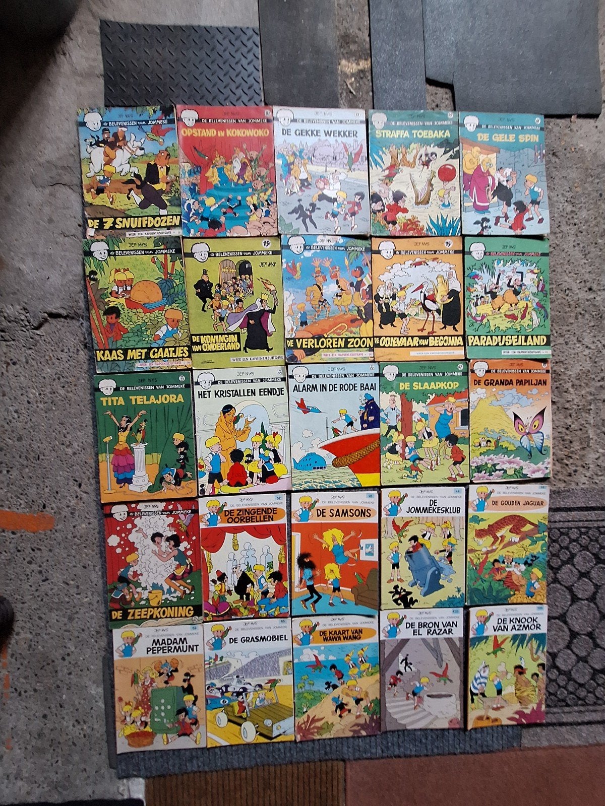 jommekes strips, Enlèvement