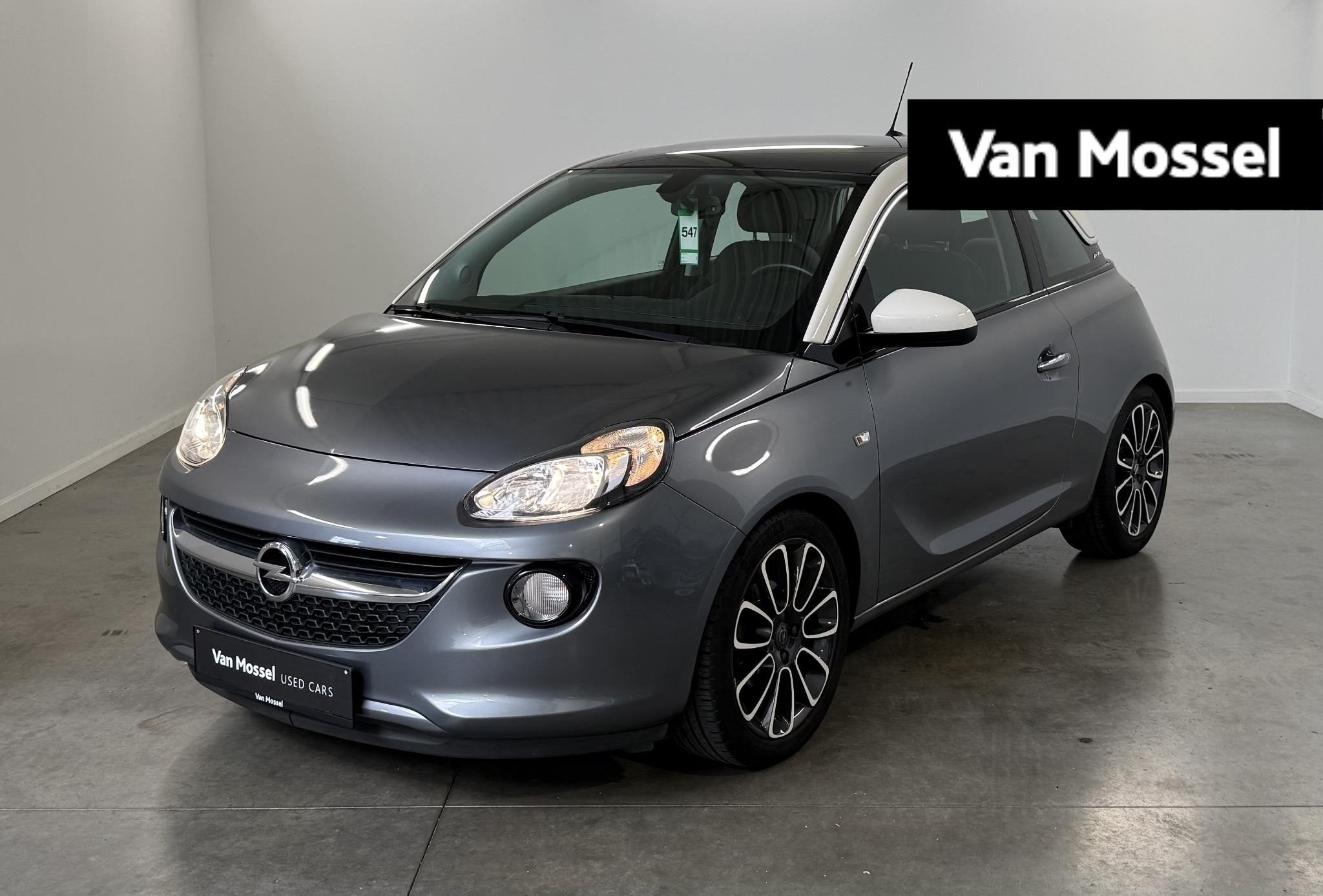 Opel Adam 1.2 51kW Adam, Auto's, Voorwielaandrijving, 4 zetels, Gebruikt, Zwart