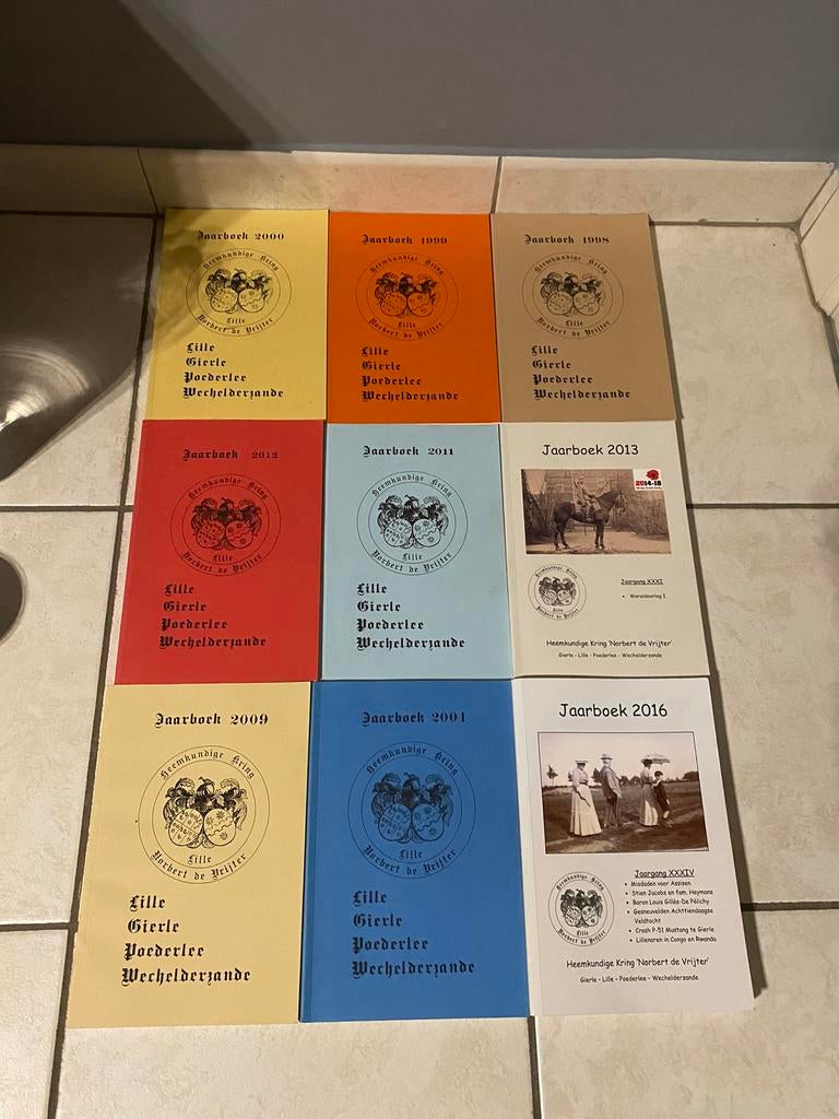 Boeken heemkundige kring norbert de vrijter 2275 lille, Ophalen of Verzenden, Zo goed als nieuw