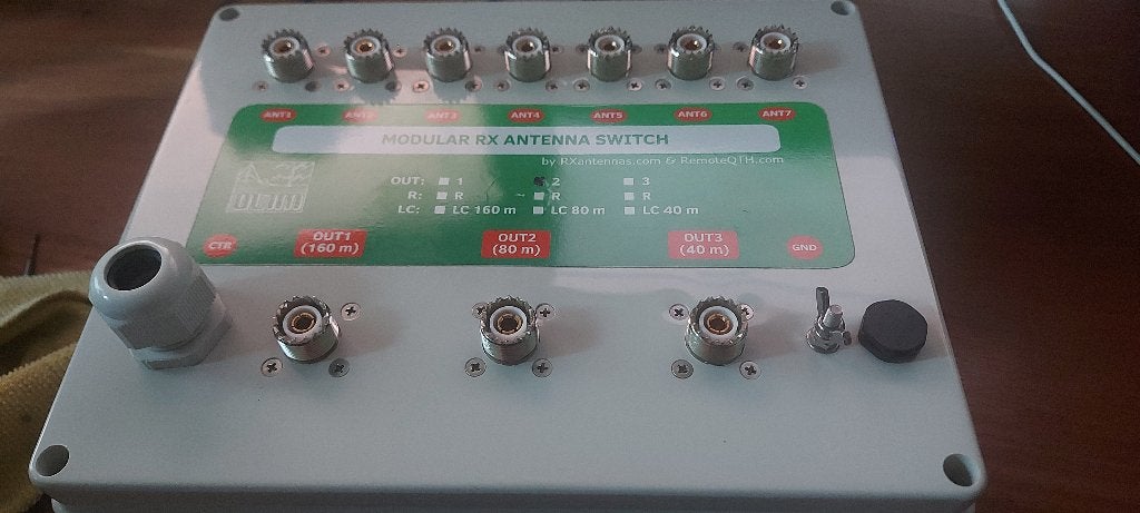 RX swith QRO CZ commutateur antenne RX, Telecommunicatie, Antennes en Masten, Ophalen of Verzenden, Nieuw, Antenne