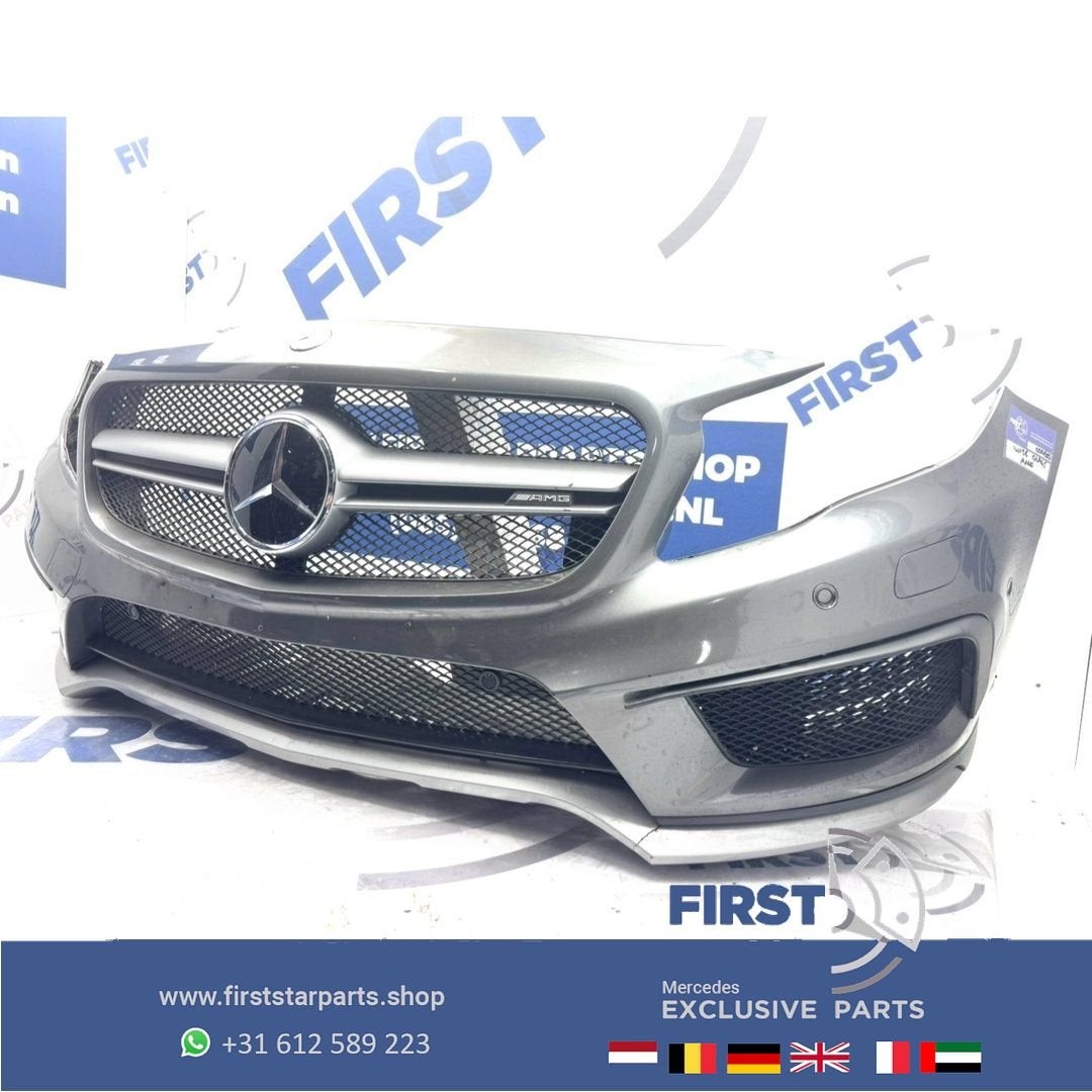 W156 X156 GLA 45 AMG VOORBUMPER COMPLEET GLA45 BUMPER + GRIL, Utilisé, -, Avant, -
