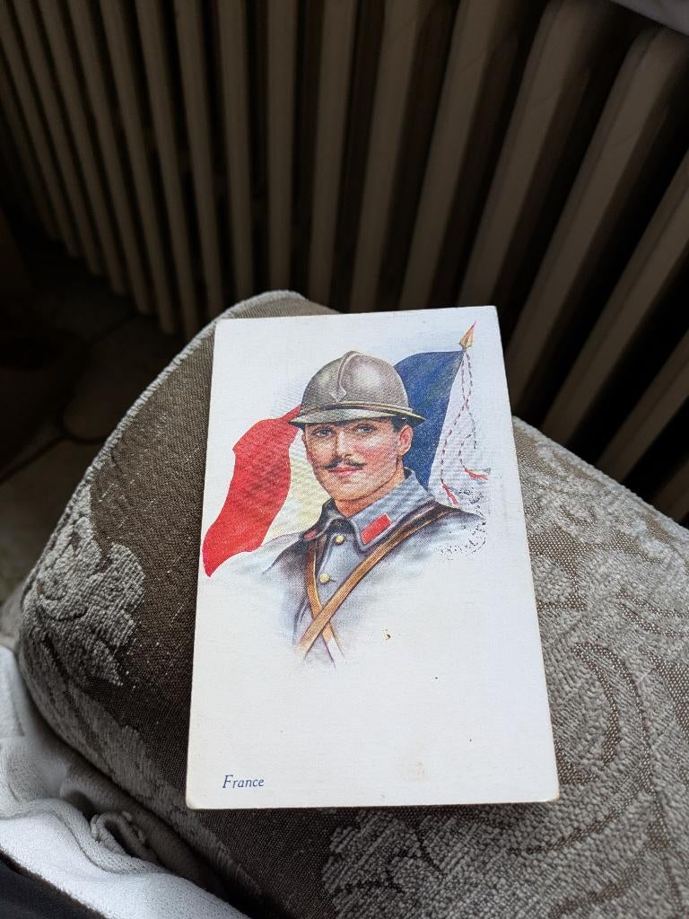 Militaire kaart Frankrijk, Verzamelen, Ophalen of Verzenden, Landmacht, Foto of Poster