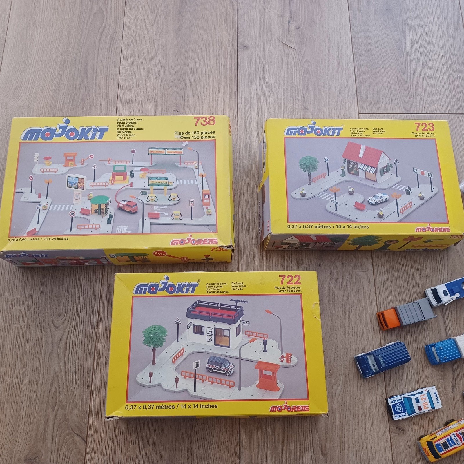 Vintage majokit speelset lot / matchbox majorette in mooie s, Ophalen of Verzenden, Matchbox