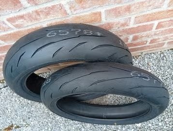SET NIEUWE BANDEN DUNLOP SPORTMAX Q5A  120-70-17 / 190-50-17, Motoren, Ophalen, Nieuw