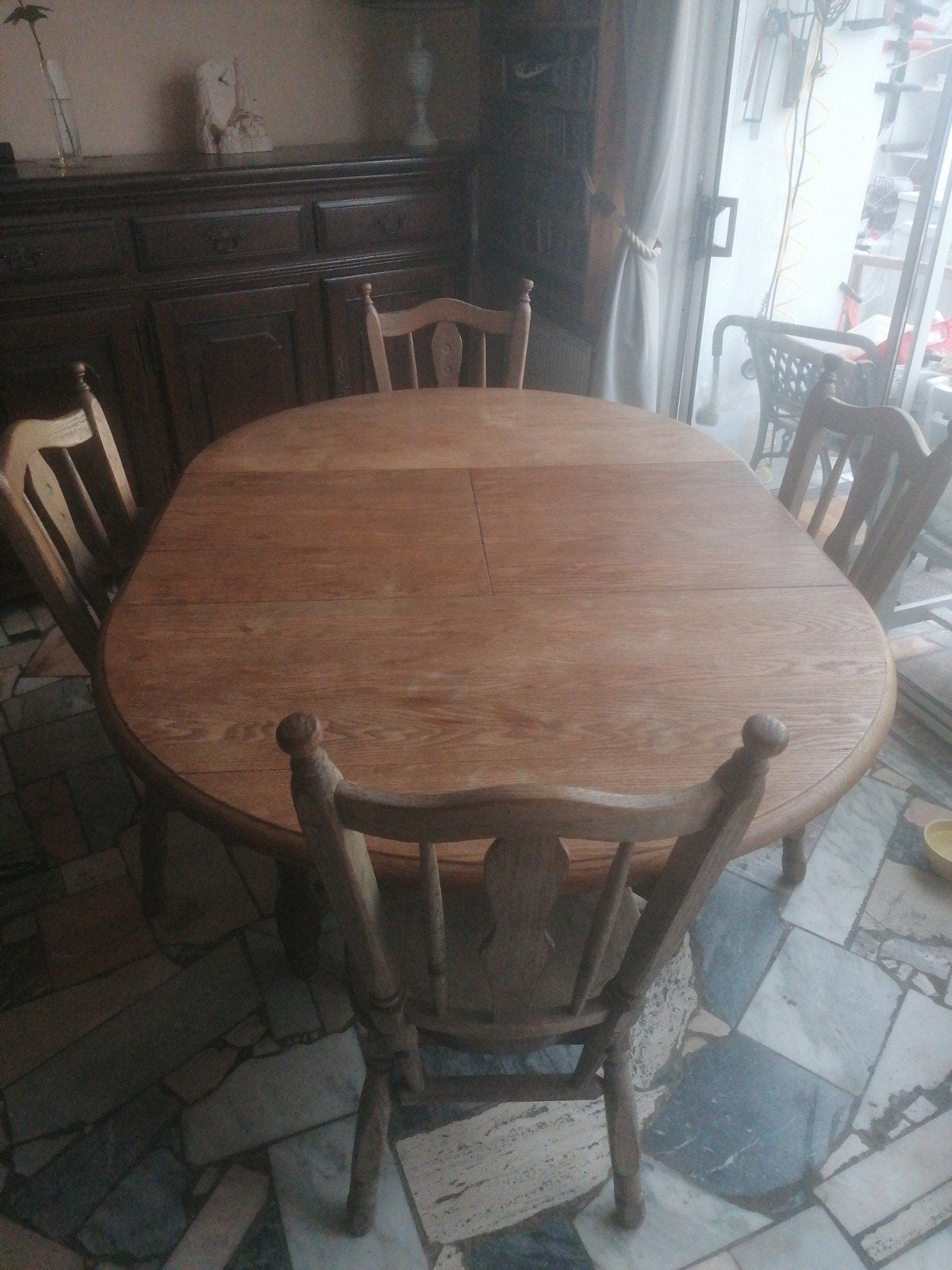 table ronde/ovale 4 à 6 personnes, Antiek en Kunst, Ophalen
