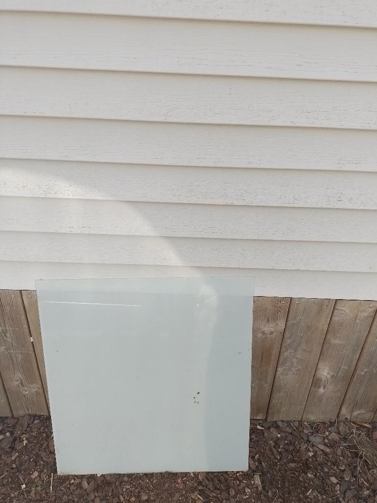 Glasplaat 65 cm op 69,5cm,  3mm dikte, Huis en Inrichting, Keuken | Keukenelementen, Ophalen, Gebruikt, 50 tot 100 cm, Minder dan 100 cm
