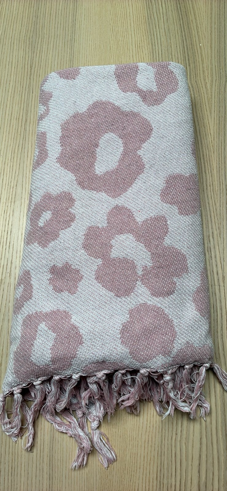 Plaid / deken, Huis en Inrichting, Woonaccessoires | Plaids en Woondekens, Ophalen, Zo goed als nieuw, Plaid, Roze