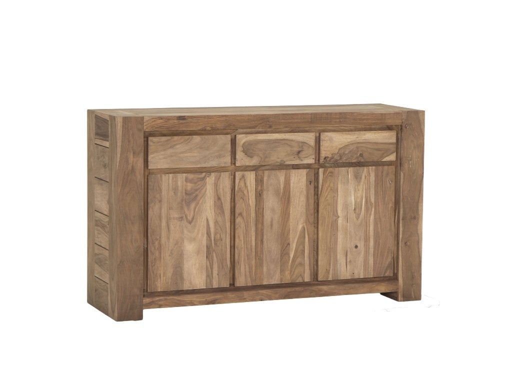 Dressoir massief hout, 25 à 50 cm, Boho - landelijk - klassiek, Comme neuf, 100 à 150 cm