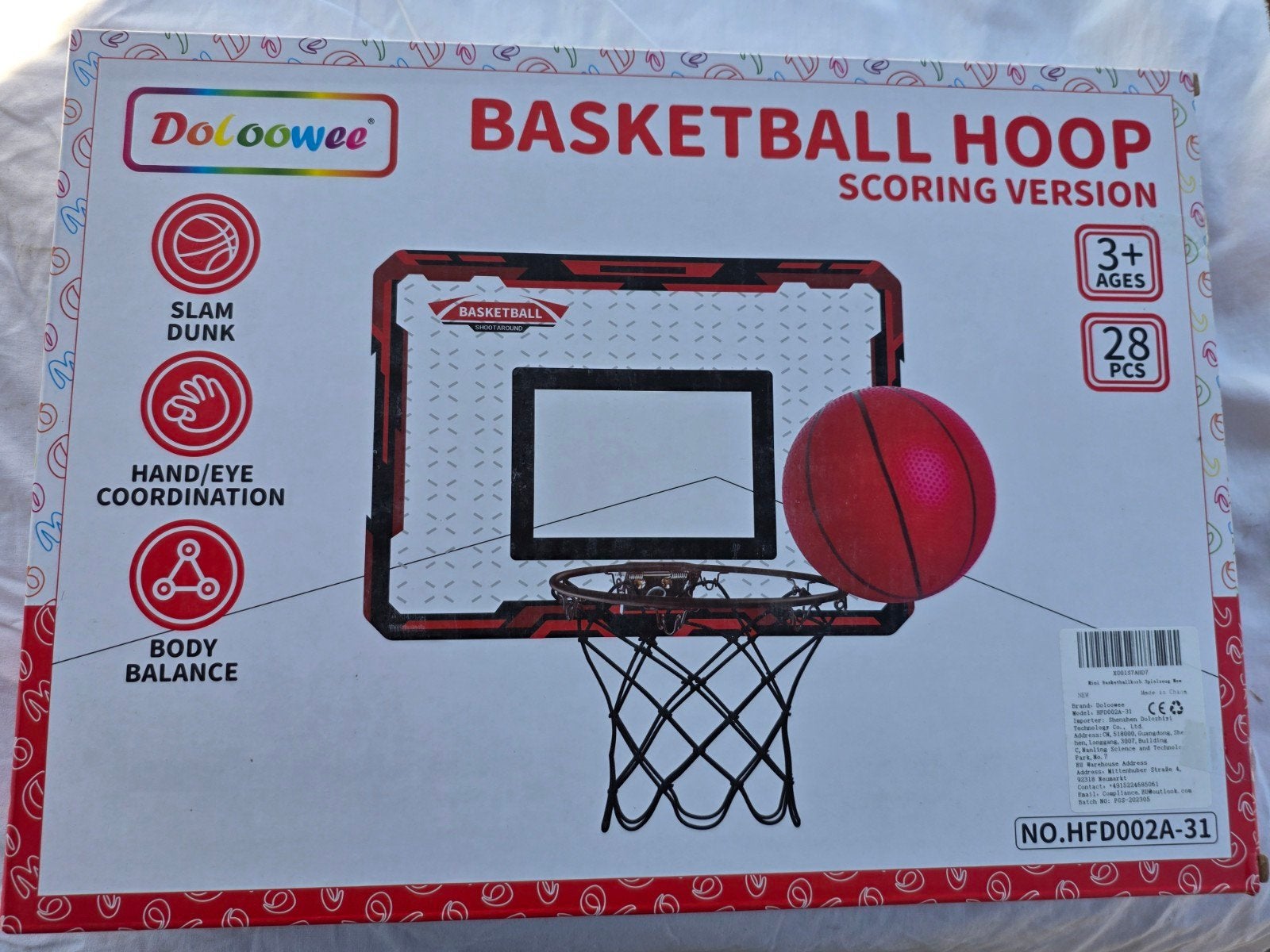 Panier de basket avec fonction de pointage —, Enlèvement, Neuf